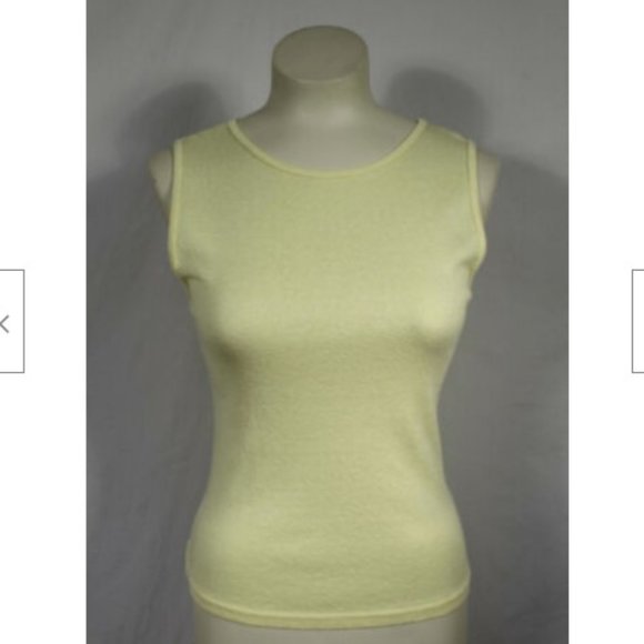 Michael Stars Tops - Michael Stars Yellow Sleeveless Shell Original Tee